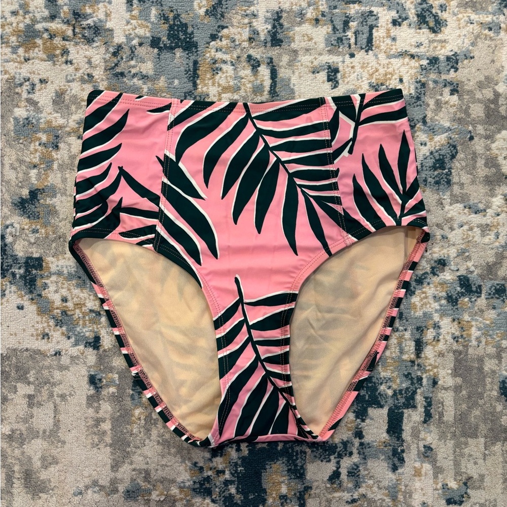 Lime Ricki Pink and Green Bikini Bottom